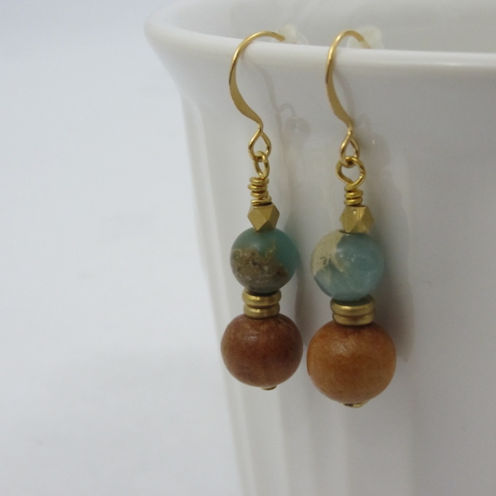 Tracey Beaded Dangle World Changing Earrings